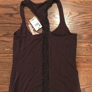 NWT plum Bailey 44 sequin tank
